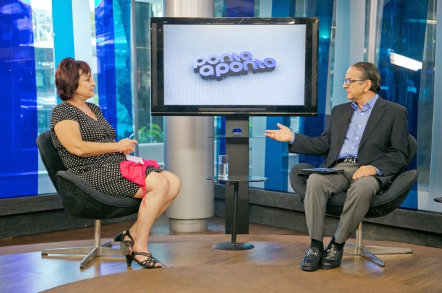 Antonio Lavareda e Mônica Bergamo entrevistam Rosa Maria Marques / Reprodução: Blog do Magno